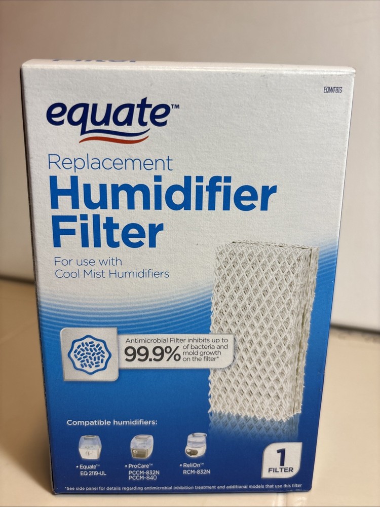 Equate Replacement Cool Mist Humidifier Filter EQWF813 RCM-832N