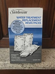 NEW Sunbeam Water Treatment Replacement Resin Packs Ultrasonic Humidifier 3 Pack