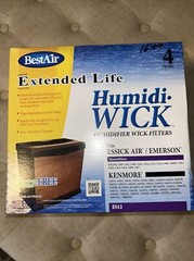 Extended Life Humidifier Replacement Wicks, 4-Pack ES12 Fits Essick Air/ Emerson