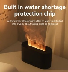 Simulated Flame Humidifier – Smoke Design with Flame Shape
