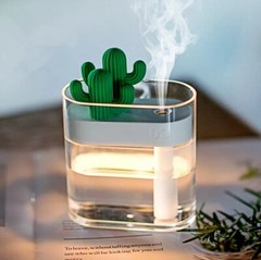 160ML Ultrasonic Air Humidifier Cactus Light USB Essential