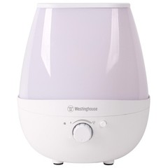 Westinghouse WSHULRD118 Cool Mist Ultrasonic Color Changing Humidifier, White,