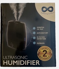 Air Humidifier 50 hr Continuous Use 6L Tank Essential Oil Tray Filterless NEW