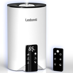 Humidifiers for Bedroom Smart Control – Dual Mist Cool & Warm 4 Liters, white