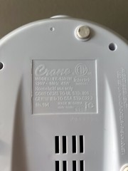 Crane EE-5301W Drop Ultrasonic Cool Mist Humidifier – White