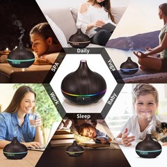 Humidificador Difusor Aroma De Aceite Ultrasonico Aromaterapia Para Bebes Cuarto