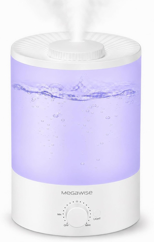 Healthy Top-Refill Cool Mist Humidifiers Bedroom 24dB Ultrasonic Air Vaporizer
