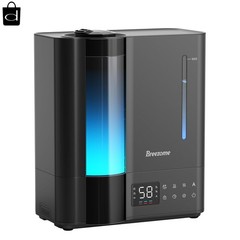 8L Humidifiers for Bedroom, Warm & Cool Mist for Large Room Home, Top Fill Ultra