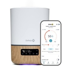 Safety 1st Smart Humidifier w/ Cool Mist 1 Gal LED Touch Display NEW