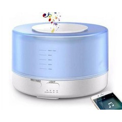 Aroma Humidifier with LED Light & Bluetooth Speaker