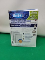 BestAir Humidifier Filter H100 3 Pack Fits Holmes, Sunbeam & Bionaire Models NEW