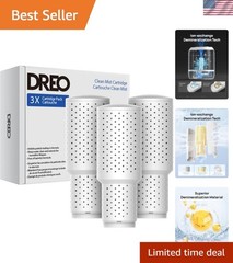 Ion-Exchange Demineralization Cartridges – 3-Pack for Humidifiers