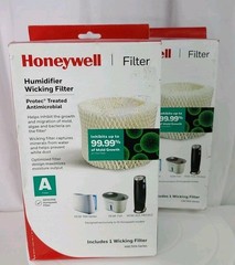 LOT of 2 Honeywell Replacement Wicking Filter A, 1 per pack, White NIB