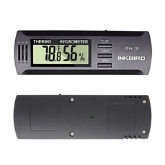 Inkbird ITH-10 Digital Thermometer and Hygrometer Temperature ITH-10, black
