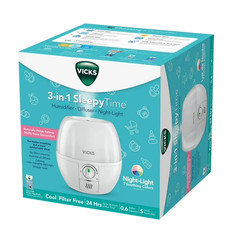 Vicks 3-in-1 Sleepy Time Ultrasonic Humidifier & Diffuser