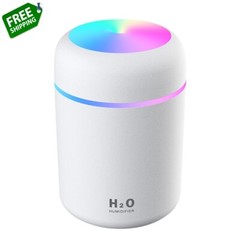 300ml Portable USB LED Mini Car Home Humidifier Aroma Oil Diffuser Mist Purifier
