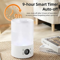 4L Large Capacity Air Humidifier with Remote Control Timer Plant Mist Aroma Diff