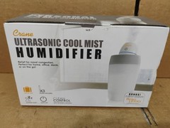 Crane EE-5950 Cool Mist Travel Humidifier – White