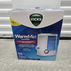 Vicks V750 Warm Mist Room Humidifier 1.0 Gallon Capacity