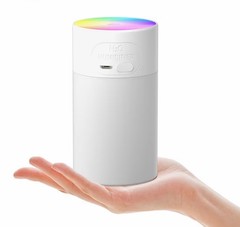 Portable Small Humidifier, USB Personal Desktop Humidifier for Car, Office Ro…
