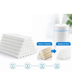 40 Pieces Universal Humidifier Filter WicksMist Humidifiers Cotton Filter Refill
