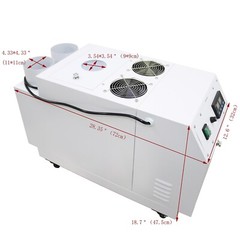 110V Ultrasonic Industrial Humidifier Cooler Sprayer 13.5kg/h 1400W 340m³/h