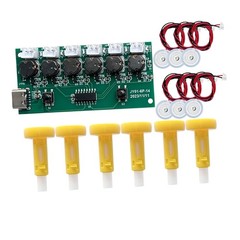 9W DIY Friendly 6 Nozzle Ultrasonic Humidifier Module Metal Construction