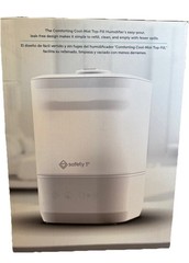 Safety 1st Comforting Cool-Mist Top-Fill Humidifier White, Night Light
