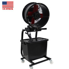 Industrial Cool Mist Spray Machine Atomizing Humidifier Cooling Fan 1400RPM 110V