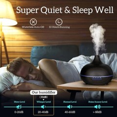 Essential Oil Diffuser – 550ml Aromatherapy Diffuser-seven different lights