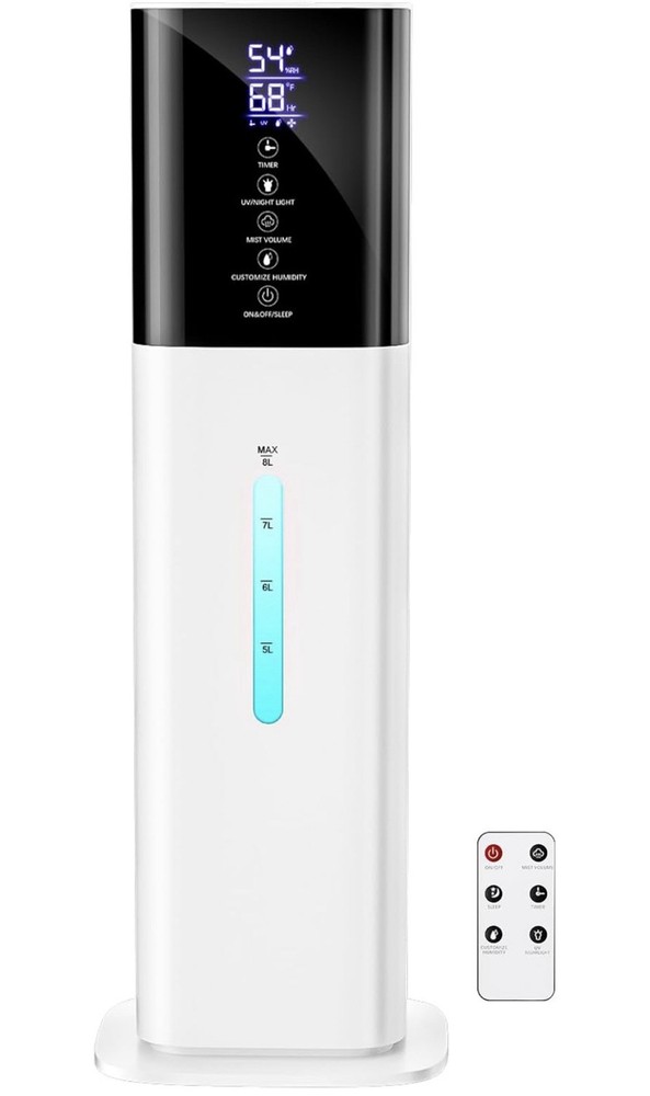 Humidifiers Large Room Bedroom with 7 Colors Light,Honovos 8L 2.1Gal Quiet Ul…