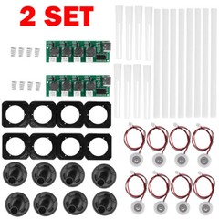 2x Type-C Humidifier DIY Kit Ultrasonic Mist Maker Driver Circuit Board 4-Fogger