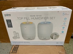 Pure Enrichment Top Fill Humidifier Set Bundle, 2-Pack USED GREAT CONDITION