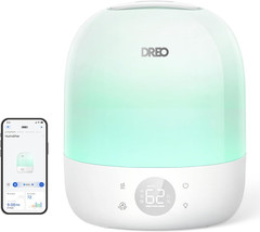 Humidifiers for Bedroom – 30H Max Runtime & RGB Night Light & Sleep Trainer, Ult