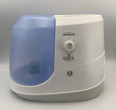 Sunbeam SCM1100 Humidifier Arm & Hammer Filter Cool Mist 2 Speed White Blue