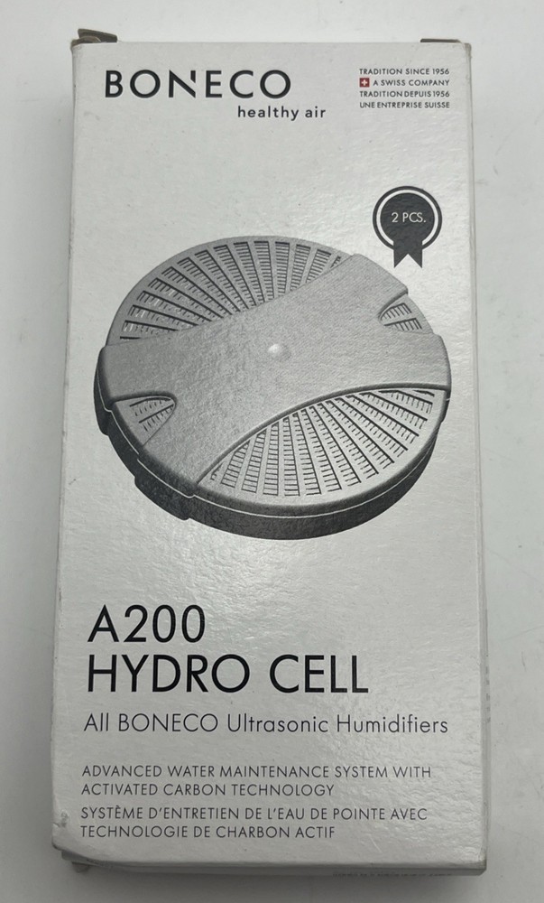 BONECO AOS Hydro Cell A200 Humidifier Filter with Activated Carbon 2 Pack NEW