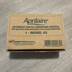 BRAND NEW Aprilaire 62 Automatic Digital Humidistat Controller – White