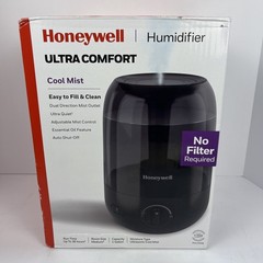 Honeywell Ultra Comfort Cool Mist Humidifier Black No Filter 1 Gal 36Hr