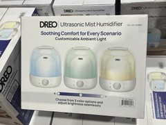 Dreo Ultrasonic Mist Humidifier 0.8 Gal – 2 Pack, Quiet, Auto Shut-Off