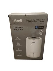 OPEN BOX LEVOIT Ultrasonic Top-Fill Cool Most Humidifier And Diffuser Dual 100