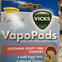 Vicks VapoPads Pediatric 5 Count New Refill Scent Pads Rosemary & Lavender