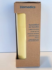 Homedics Breathe Better Portable Ultrasonic Humidifier USB Powered, Yellow