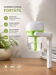 Car Humidifier Portable Cool Mist Quiet USB 100ml Plastic White/Green/Clear