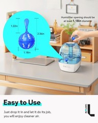 Humidifier Cleaner 12 Pack, Demineralization Cleaning Ball, Works in All humi…