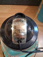 Vintage Hankscraft Automatic Electric Vaporizer Humidifier model 202C MCM glass