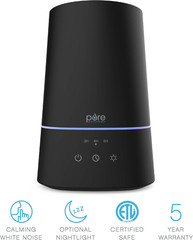 HUME Max Ultrasonic Cool Mist Humidifier – 1 Gallon, 3 Settings, Auto Shut-Off