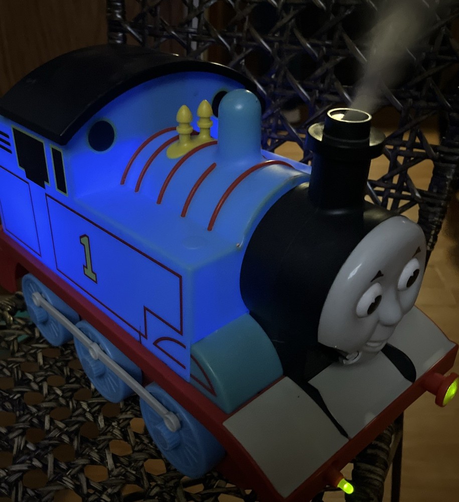 Crane Thomas the Tank Engine Toddler Humidifier Train w/ Lights RARE* READ
