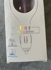 NEW in BOX. VITALITY Car Humidifier Aromatherapy Humidification Purple & White
