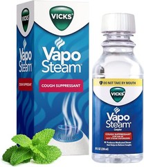Vicks VapoSteam Medicated Liquid with Camphor, 8 Oz