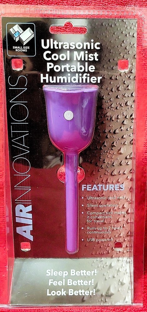 AIR INNOVATIONS ULTRASONIC COOL MIST PORTABLE HUMIDIFER
